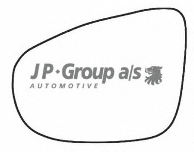 JP GROUP 1189304770 -  Зеркальное стекло, наружное зеркало